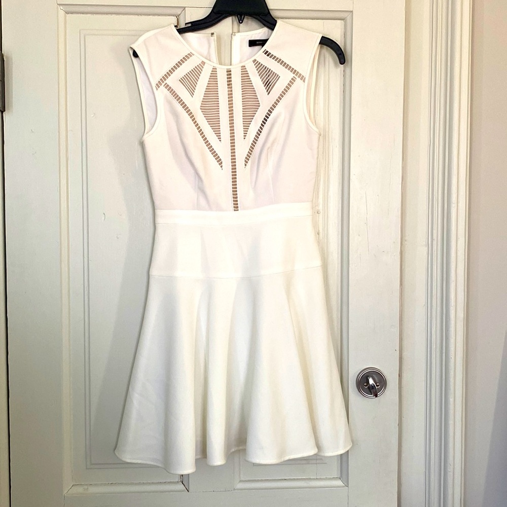 BCBG COCKTAIL WHITE DRESS NWT